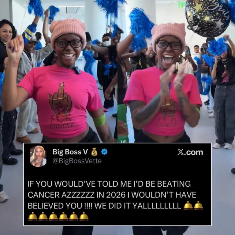 Big Boss Vette Celebrates Cancer Victory With Hospital Bell Dance
