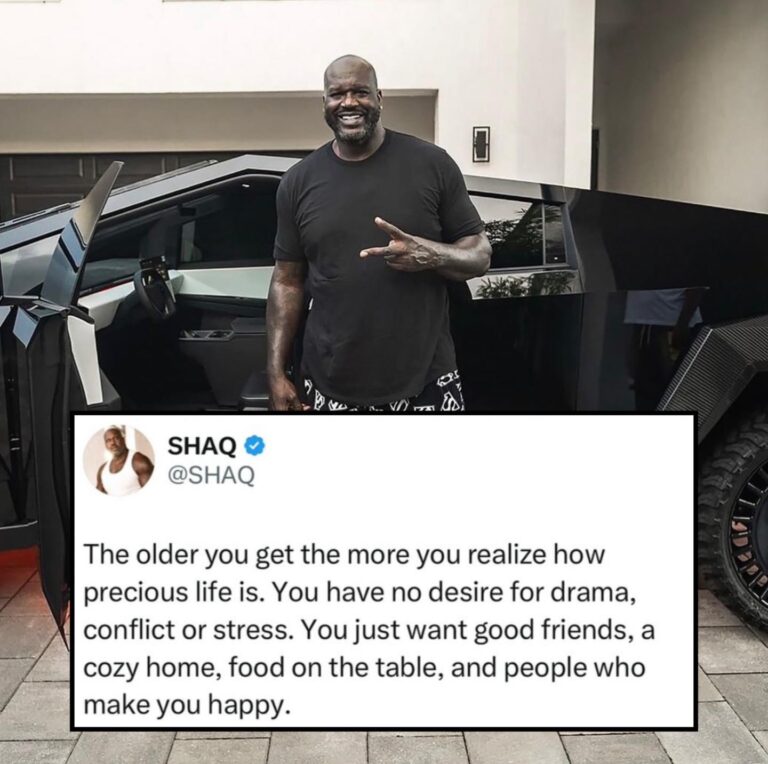 Shaq with some words of wisdom..