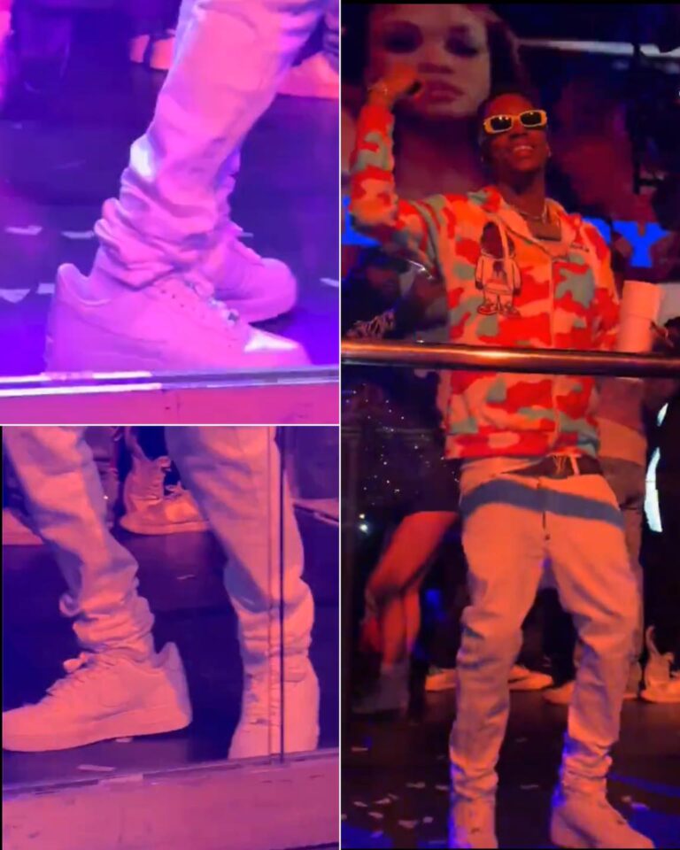 Soulja Boy is going viral after wearing shoes way bigger than his foot size at the club