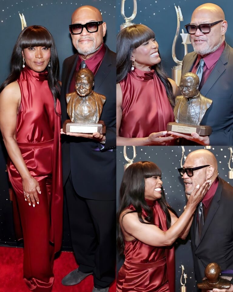 Congratulations to Laurence Fishburne  He received the James Earl Jones Prize at the 2026 Voice Arts Awards, presented by his longtime friend and Actress Angela Bassett.