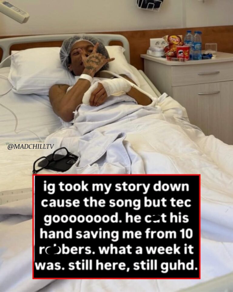 Lil Tecca’s manager says the rapper was hospitalized after f*ghting off 10 r*bbers in Paris