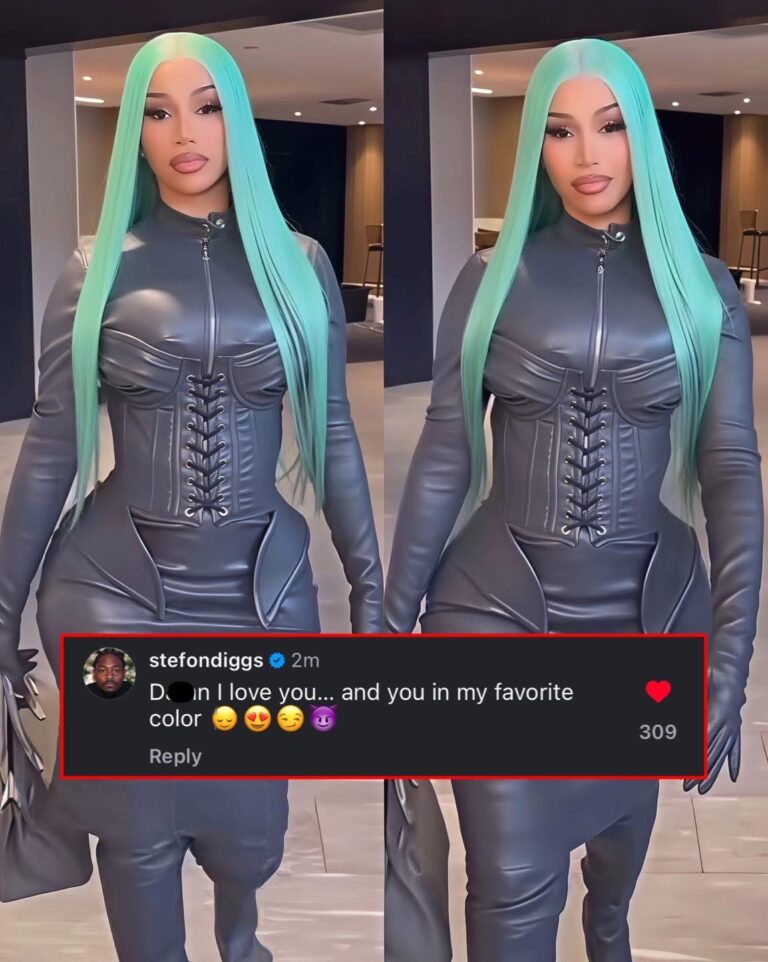 Stefon Diggs reacts to Cardi B’s new look