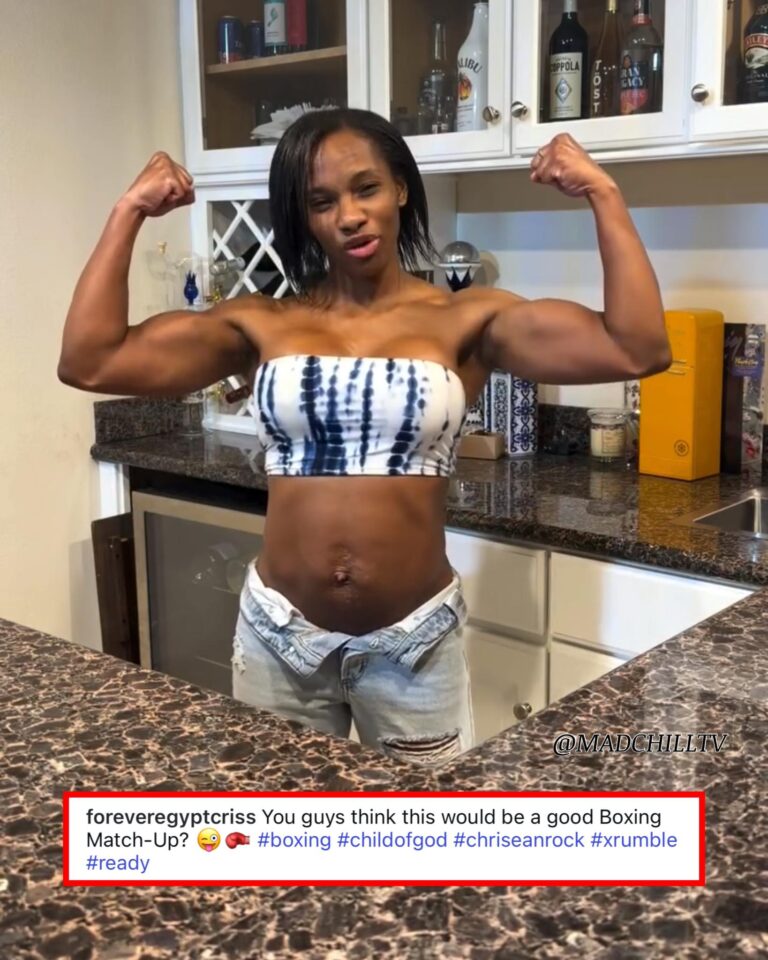 Egypt Criss, daughter of hip-hop icons Pepa and Treach, is calling for a boxing match with Chrisean Rock 😳🥊 cc
