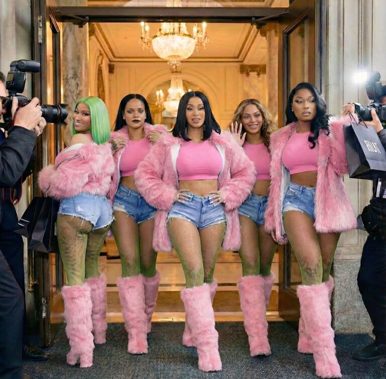 Nicki Minaj, Rihanna, Beyonce, Megan and Cardi B collab is coming. 😭💕