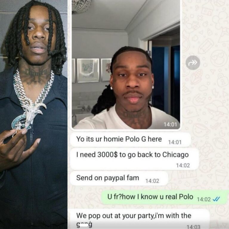Polo G’s fan shows off how someone tried to get money by pretending to be him 👀