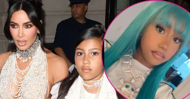 Kim Kardashian’s Daughter North West Debuts Bridge Piercing and All-Black Grills