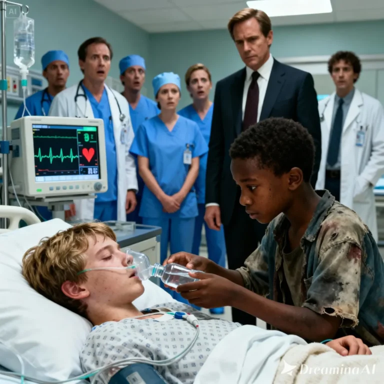 Eighteen doctors failed to save the billionaire’s son, until a poor black boy noticed what none of them had…