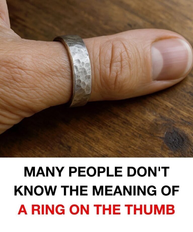 Many people don’t know the meaning of a ring on a thumb..Read more in 1st comment 😮⬇