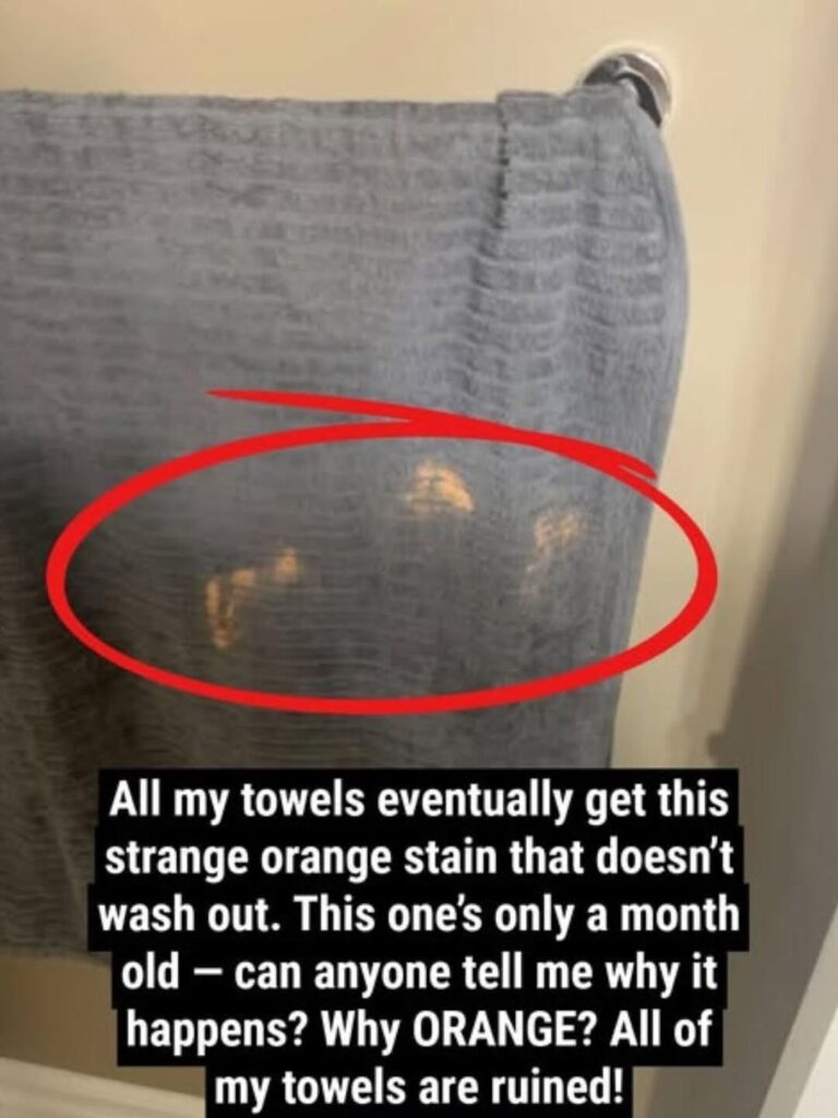 Orange Stains on Towels? Here’s What Causes Them and What Works