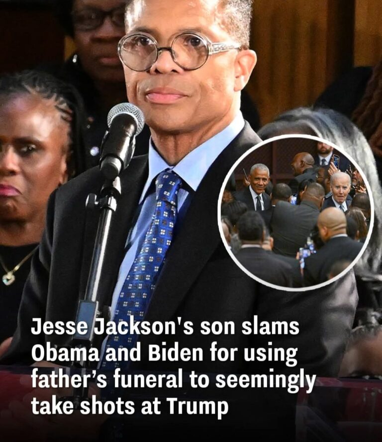 Jesse Jackson’s son slams Obama and Biden for using father’s funeral to seemingly take shots at Trump