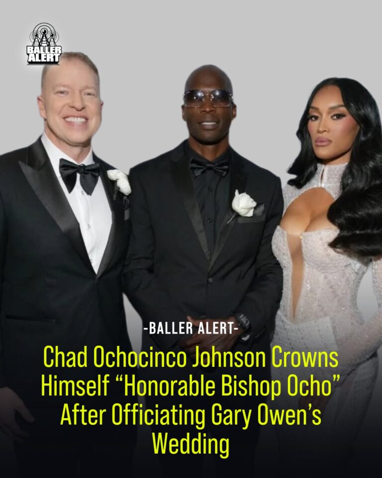 Chad Ochocinco Johnson Crowns Himself “Honorable Bishop Ocho” After Officiating Gary Owen’s