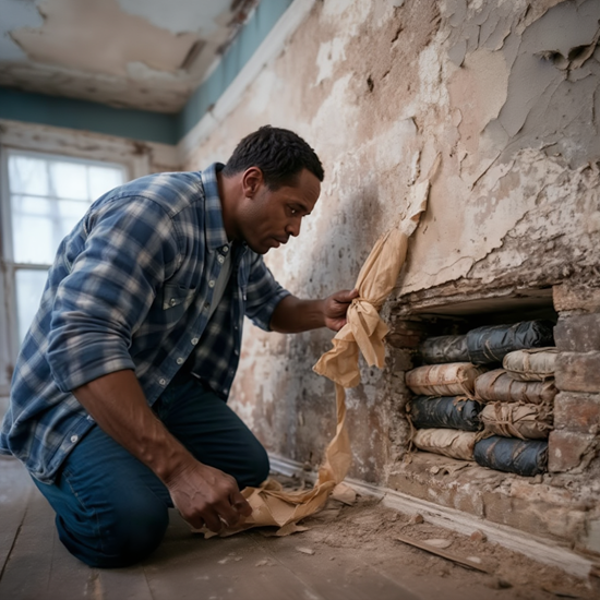 Homeowner Makes Unexpected Discovery Behind a Wall in an Old House