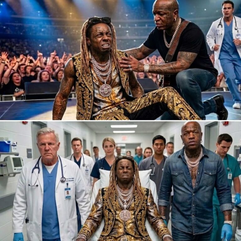 Lil Wayne suddenly collapsed during a live performance in Atlanta, leaving the audience stunned. Fans initially thought it was part of the show—until security rushed in and the music abruptly stopped. He was immediately taken to the hospital for emergency treatment, and doctors later revealed he had a serious medical condition that left everyone shocked.