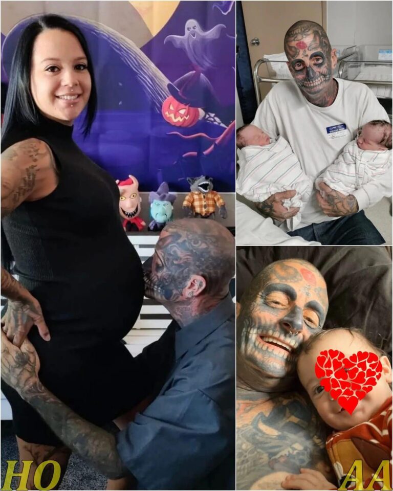 Father Was Called “Monster” Because of His Heavy Tattoo And Accused of Being a Terrible Parent