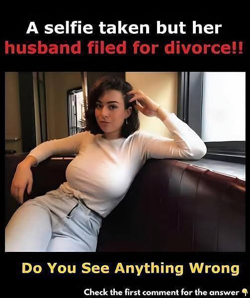 So, what is seen by the husband in the picture that made him divorce his wife?