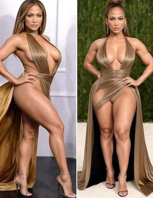 Jennifer Lopez, 54, is showing