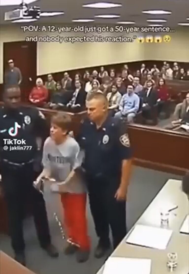 POV: A 12-year-old just got a 50-year sentence… and nobody expected his reaction.”