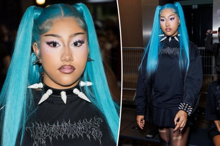 North West, 13, shows off new lip piercings during Paris Fashion Week
