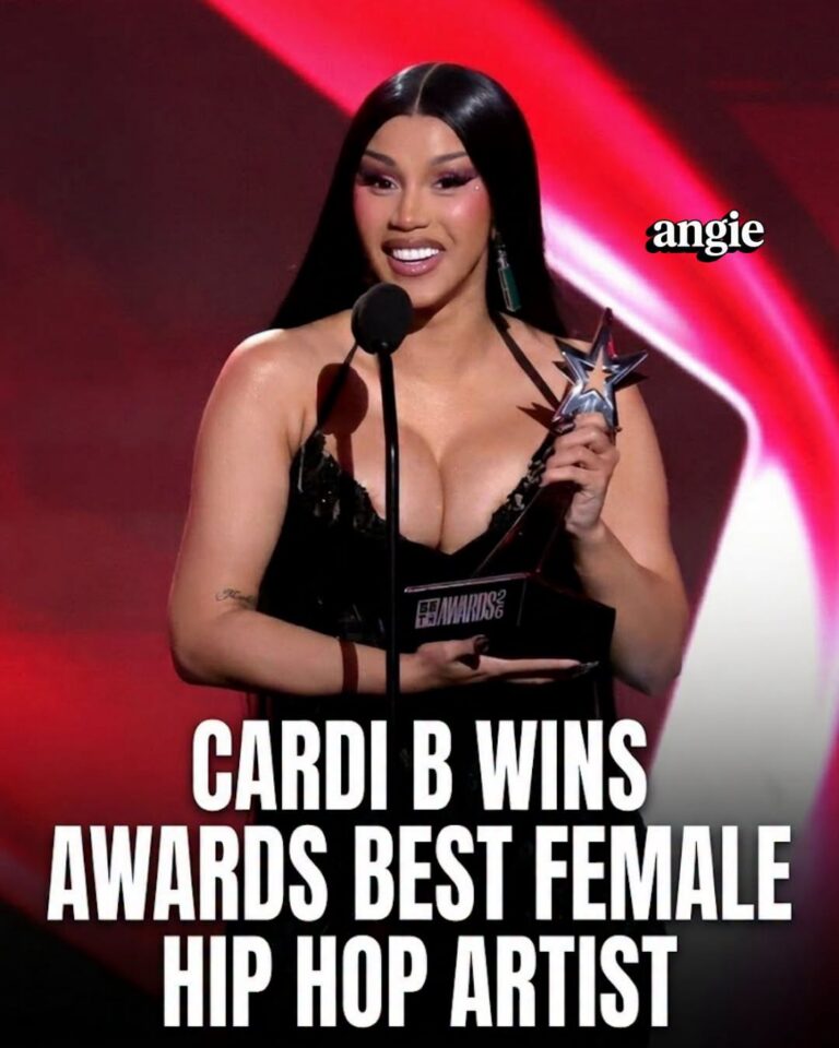 Cardi B Wins Best Female Hip Hop Artist at the 2026 BET Awards