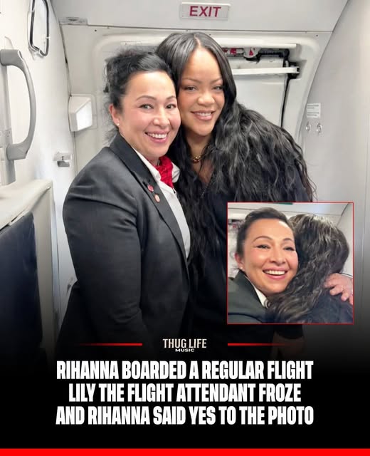 Rihanna’s Surprise Flight Leaves Air Canada Attendant Speechless