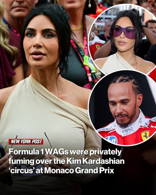 Formula 1 WAGs were privately fuming over the Kim Kardashian ‘circus’ at Monaco Grand Prix