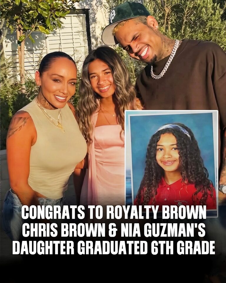 A Proud Parent Moment: Chris Brown and Nia Guzman Celebrate Royalty’s 6th Grade Graduation