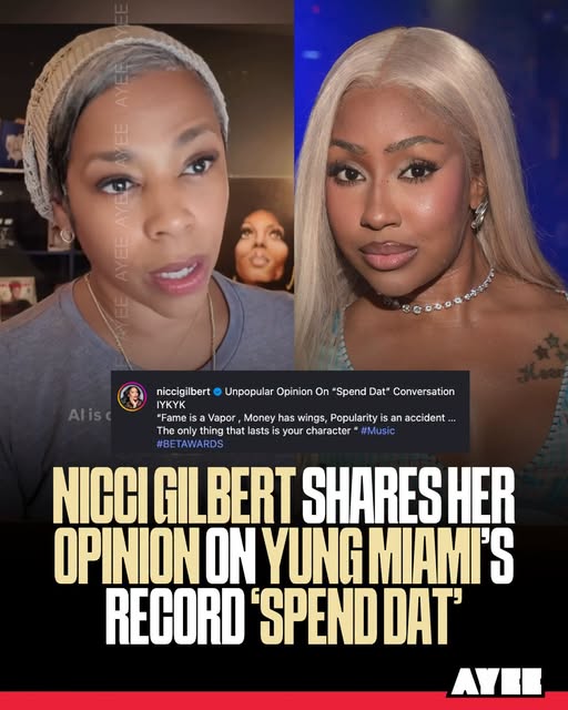 Nicci Gilbert Sparks Debate After Criticizing Yung Miami’s “Spend Dat”