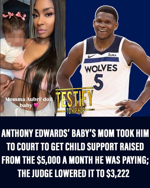 Anthony Edwards Wins Major Child Support Battle as Georgia Judge Sides With NBA Star