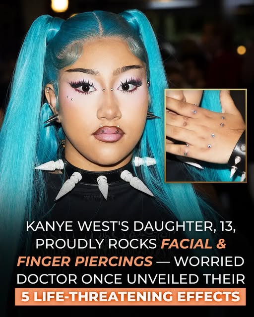 Concerned Doctor Weighs in on Kim Kardashian’s Daughter North West’s Finger Piercing — Here’s Why It’s Risky