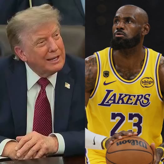TRUMP REIGNITES FEUD WITH LEBRON JAMES DURING GOAT DEBATE