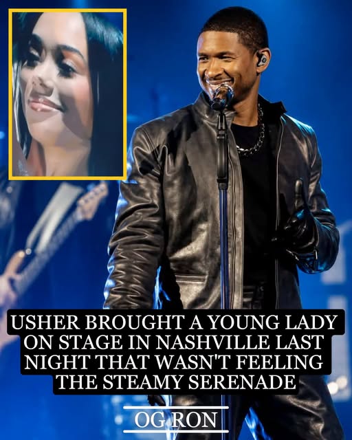 Usher’s Nashville Serenade Takes an Awkward Turn After Fan’s Unexpected Reaction