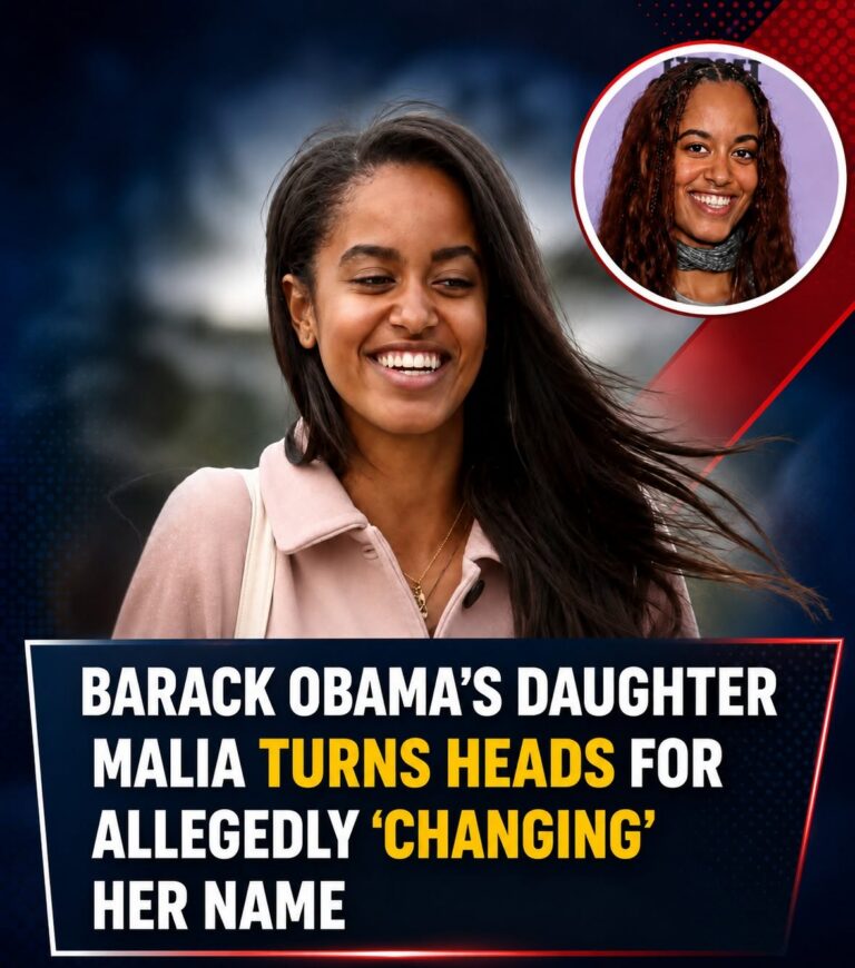 Obama’s Daughter Draws Attention For ‘Changing’ Her Name